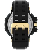 Timex Ufc Men's Combat Analog-Digital Black Resin Watch, 53mm