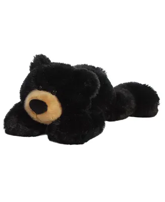 Aurora Medium Hugga-Wug Bear Snuggly Plush Toy Black 12"