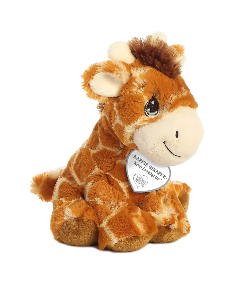 Aurora Small Raffie Giraffe Precious Moments Inspirational Plush Toy Brown 8.5"