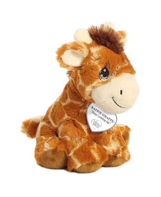 Aurora Small Raffie Giraffe Precious Moments Inspirational Plush Toy Brown 8.5"