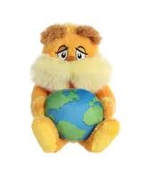 Aurora Medium Lorax Planet Earth Dr. Seuss Whimsical Plush Toy Orange