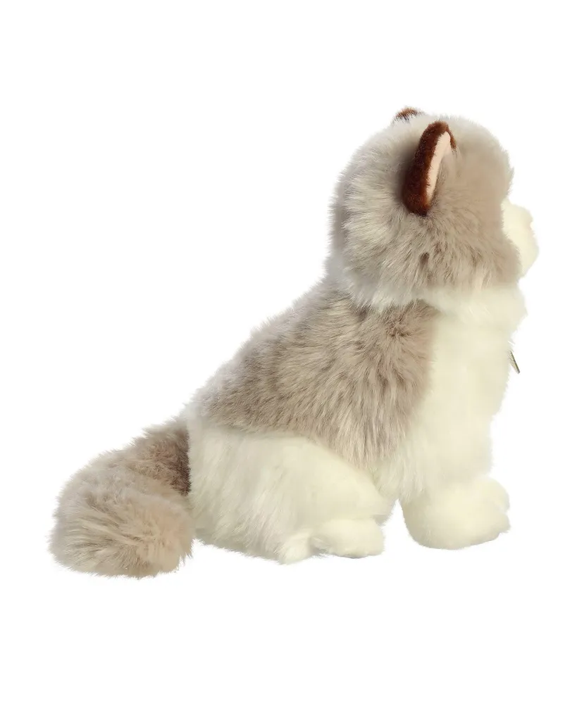 Aurora Small Ragdoll Cat Miyoni Adorable Plush Toy White 9"