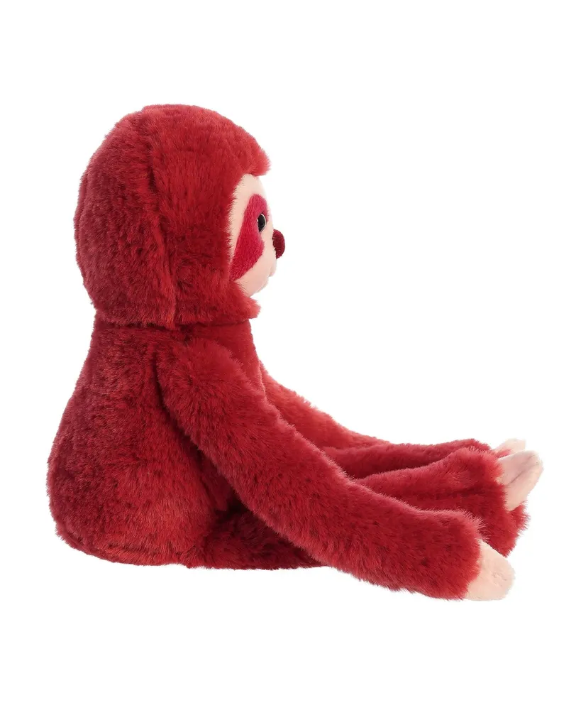 Aurora Medium Sweety Sloth Valentine Heartwarming Plush Toy Red 12"