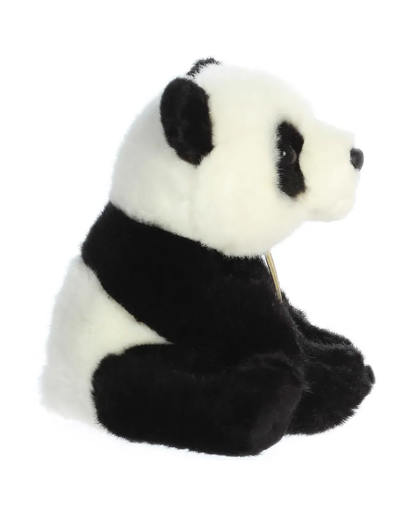 Aurora Small Panda Miyoni Adorable Plush Toy Black 7.5"
