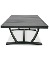 Astaire 48" x 32" Rectangle Outdoor Slat Top Coffee Table