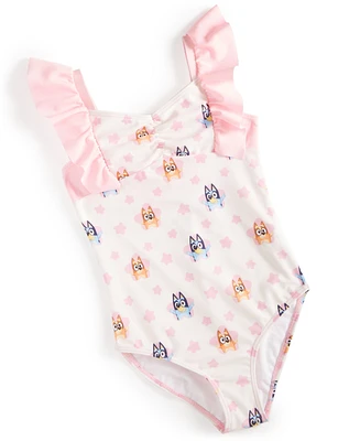 Bluey Little Girls Printed One-Piece Swimsuit