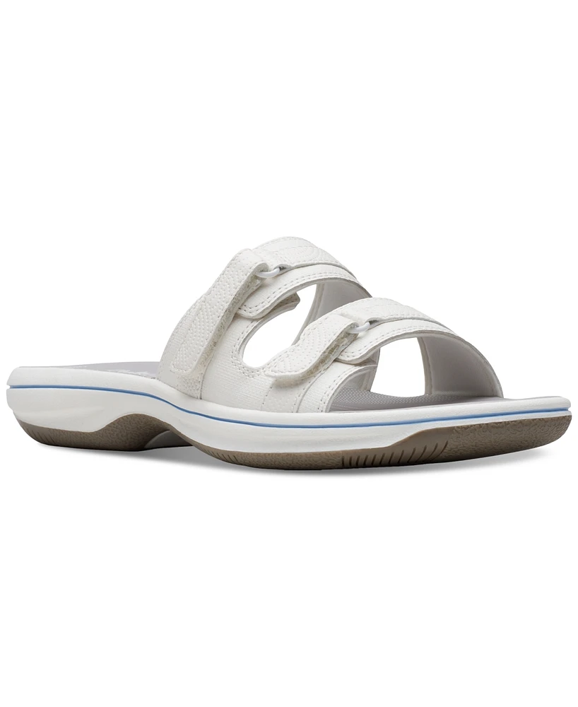 Clarks Women's Cloudsteppers Breeze Piper Comfort Slide Sandals