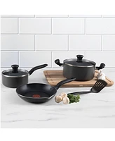 T-Fal Initiatives Aluminum 6 Piece Cookware Set