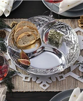 Wilton Armetale Holly Berries Divided Server