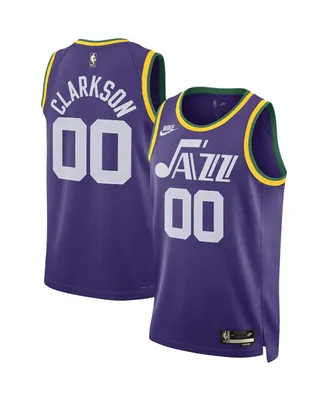 Men's and Women's Nike Jordan Clarkson Purple Utah Jazz Swingman Replica Jersey - Classic Edition