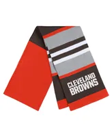 Women's Wear by Erin Andrews Cleveland Browns Stripe Glove and Scarf Set