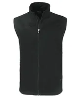 Cutter & Buck Charter Eco Recycled Mens Big Tall Full-Zip Vest