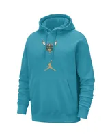 Men's Nike Teal Charlotte Hornets 2023/24 City Edition Essential Club Pullover Hoodie