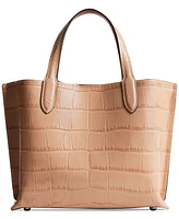 Coach Embossed Croc Willow Tote 24