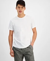 Sun + Stone Men's Kissed Regular-Fit Curved Hem T-Shirt, Created for Macy's