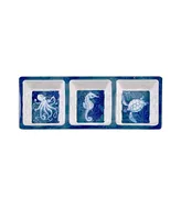 Certified International Oceanic Melamine 3-Pc. Hostess Set