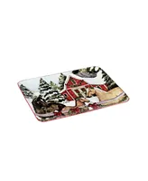 Homestead Christmas Rectangular Platter, 16" x 12"