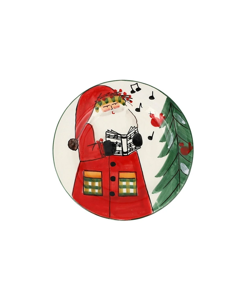 Vietri Old St. Nick Dinnerware 2023 Limited Edition Salad Plate