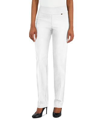 I.n.c. International Concepts Petite Straight-Leg Pull-On Pants, Created for Macy's