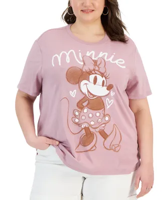 Disney Trendy Plus Size Minnie Graphic T-Shirt