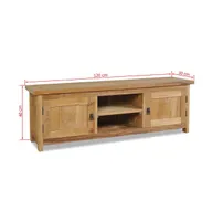 Tv Stand Solid Teak 47.2"x11.8"x15.7"