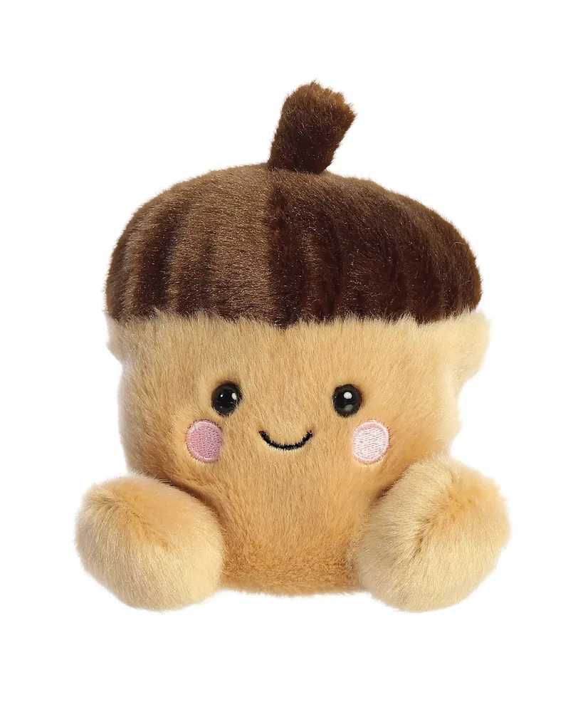 Aurora Mini Oak Acorn Palm Pals Adorable Plush Toy Brown 5"