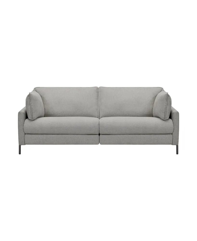 Juliett 80" Fabric with Power Footrest Modern Sofa