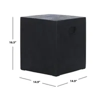 Cube Concrete Accent Stool