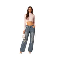 Women's Dolly knitted crop top