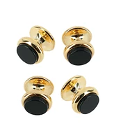 Trafalgar Sutton Tuxedo Stud Set Genuine Onyx (4 piece set)