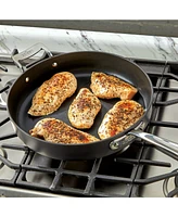 All-Clad Essentials Hard Anodized Nonstick Cookware Set, 2-piece Fry and Sauce Pan with lid Set