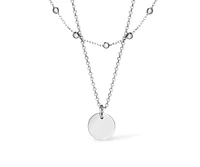 Ana Luisa Coin Necklace Set - Willow Silver