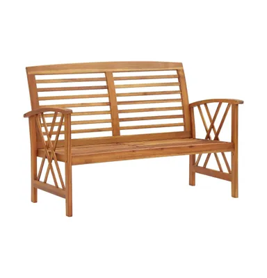 Patio Bench 46.9" Solid Acacia Wood