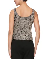 Alex Evenings Women's Twinset Camisole and Jacket