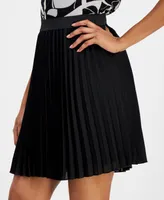 Bar Iii Women's Pleated Pull-On Skirt, Created for Macy's