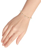 Giani Bernini Cultured Freshwater Pearl (5mm) Dangle Link Bracelet, Created for Macy's