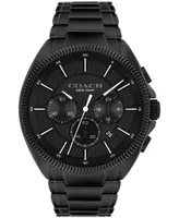 Coach Men's Jackson Black Stainless Steel Bracelet Watch 45mm