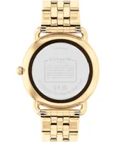 Coach Women's Elliot Gold-Tone Stainless Steel Bracelet Watch 36mm