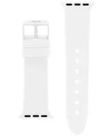 Withit White Textured Silicone Band With Band Candy Slider Charms