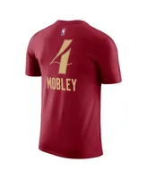 Men's Nike Evan Mobley Wine Cleveland Cavaliers 2023/24 City Edition Name and Number T-shirt