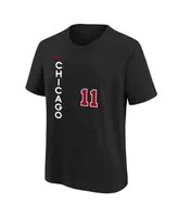 Big Boys Nike DeMar DeRozan Black Chicago Bulls 2023/24 City Edition Name and Number T-shirt