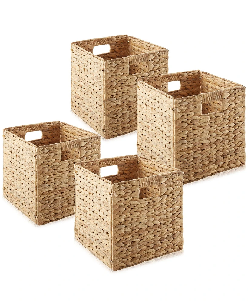 Casafield 10.5" x 10.5" Water Hyacinth Storage Baskets