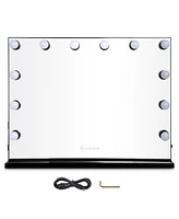 Byootique 33"x24" Hollywood Lighted Vanity Makeup Mirror 12 Led Bulbs Studio