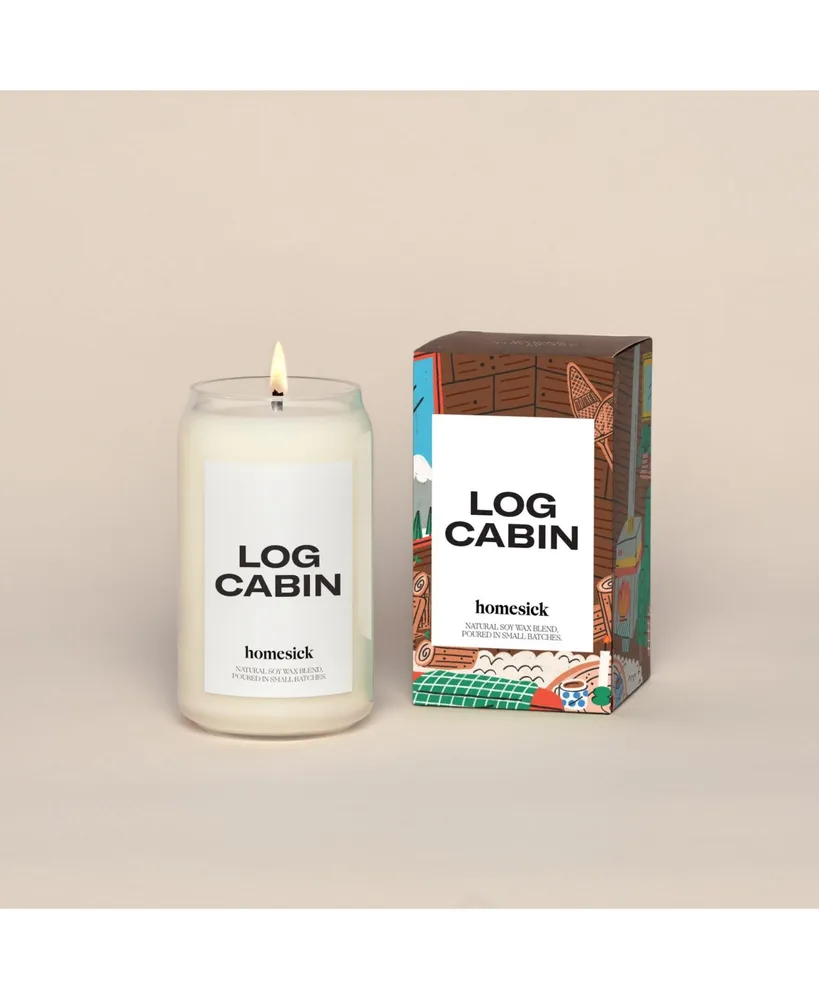 Log Cabin Candle