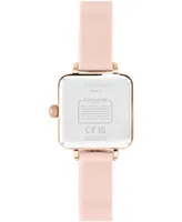 Coach Women's Cass Blush Resin Bangle Bracelet Watch 22mm