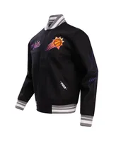 Men's Pro Standard Black Phoenix Suns 2023/24 City Edition Full-Zip Varsity Jacket