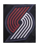 Men's Pro Standard Black Portland Trail Blazers 2023/24 City Edition Satin Full-Snap Jacket