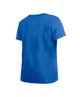 Women's New Era Blue Milwaukee Bucks 2023/24 City Edition T-shirt