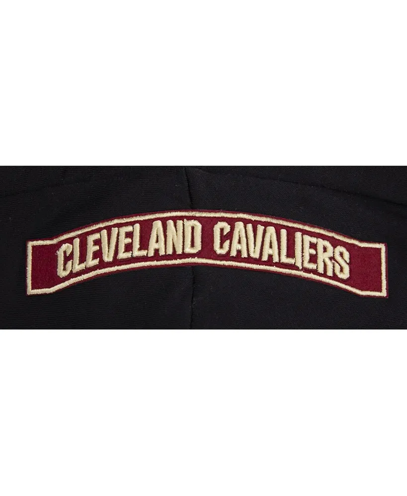 Women's Pro Standard Black Cleveland Cavaliers 2023/24 City Edition Cropped Pullover Hoodie