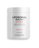 Codeage Liposomal Nadh+, Nicotinamide Adenine Dinucleotide, CoQ10, Vitamin B12, D-Ribose, 60 ct